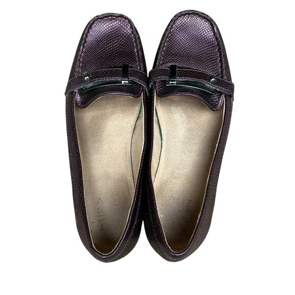 Naturalizer Giselle Purple Animal Print Slide-On Comfort Shoes Women’s Sz 8M - Picture 3 of 6